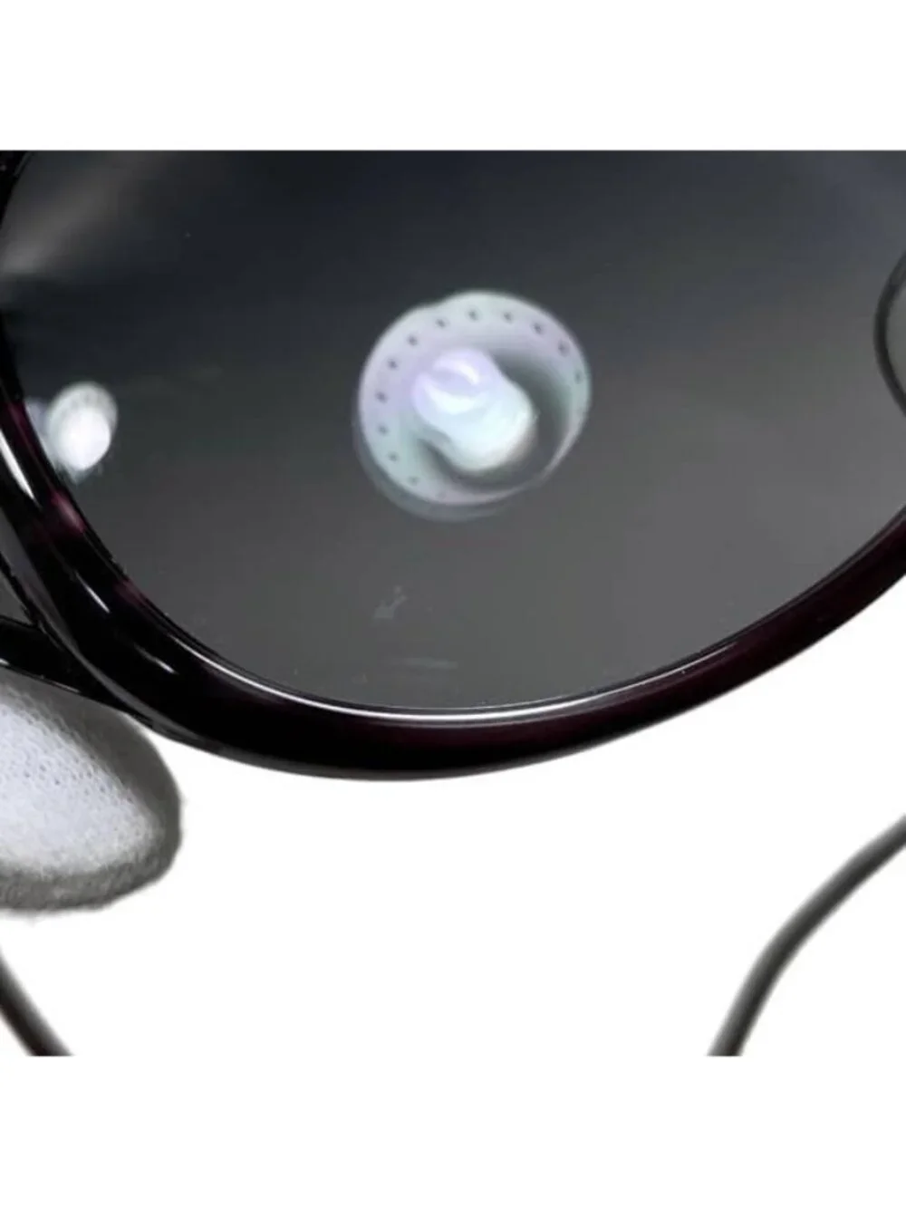 Tiffany & Co Sunglasses Purple Black Acetate Rhinestone Eyewear Simple